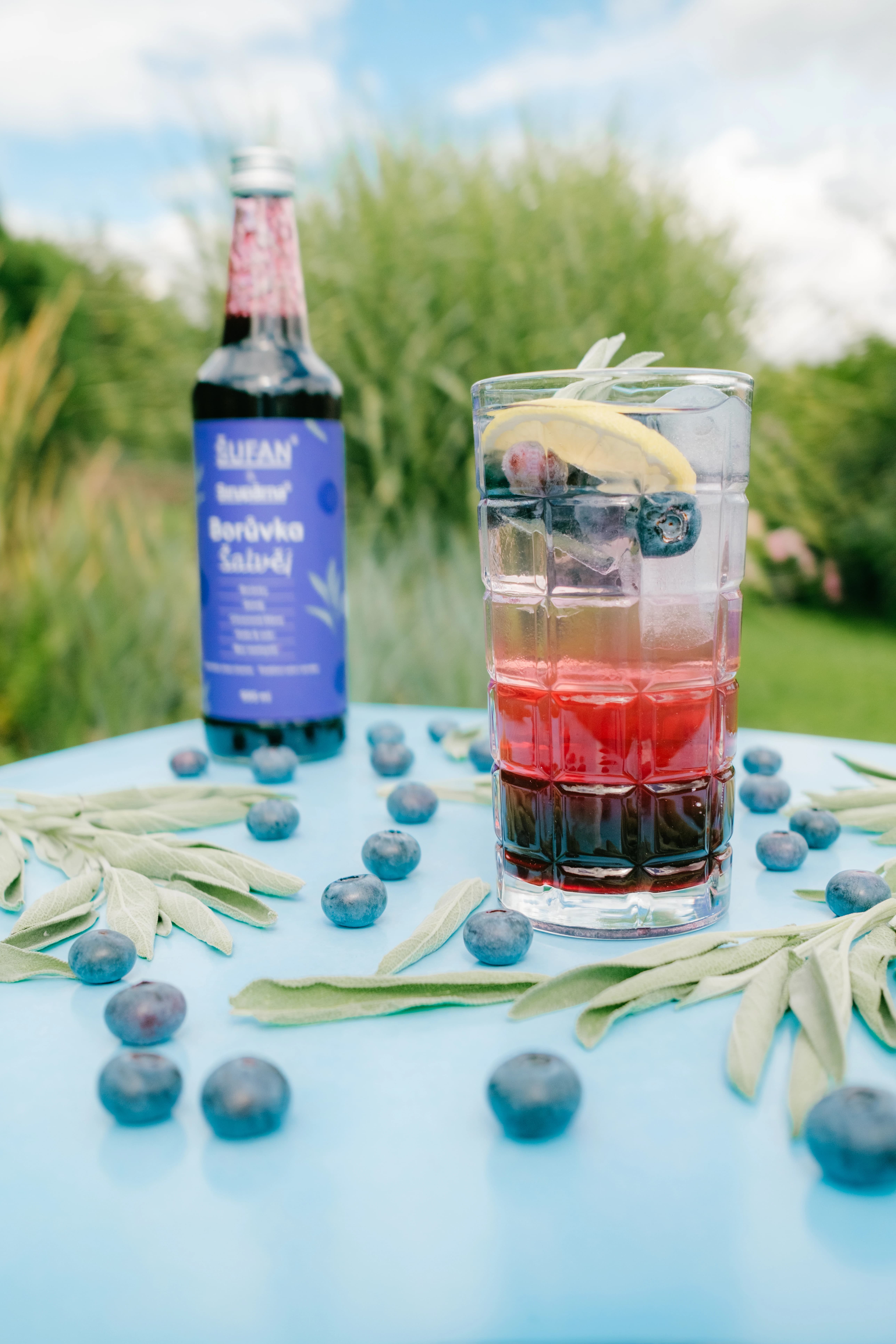 Syrop jagodowy z szałwią 500 ml ŠUFAN & Sirupárna