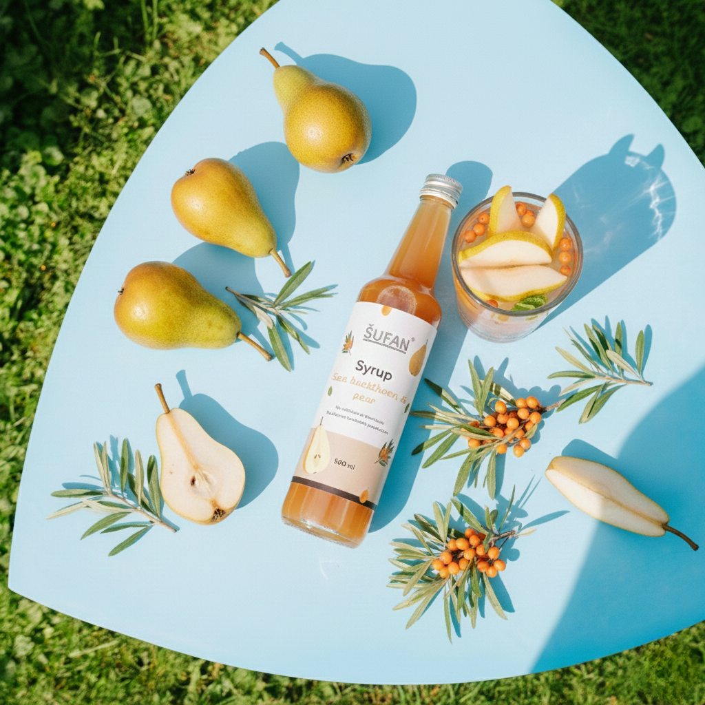 Syrop Rokitnik i gruszka 500 ml ŠUFAN & Sirupárna