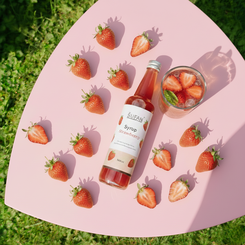 Syrop Truskawkowy 500 ml ŠUFAN & Sirupárna