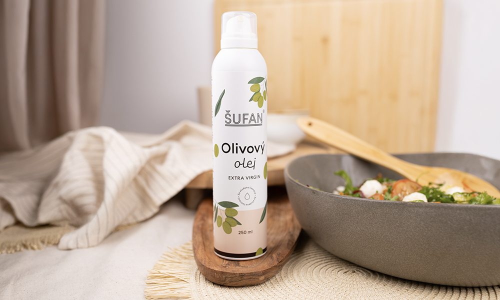 Oliwa z oliwek w sprayu