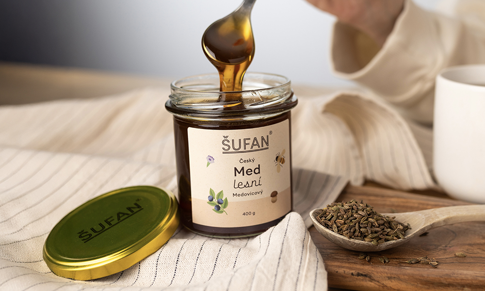 Miód spadziowy leśny