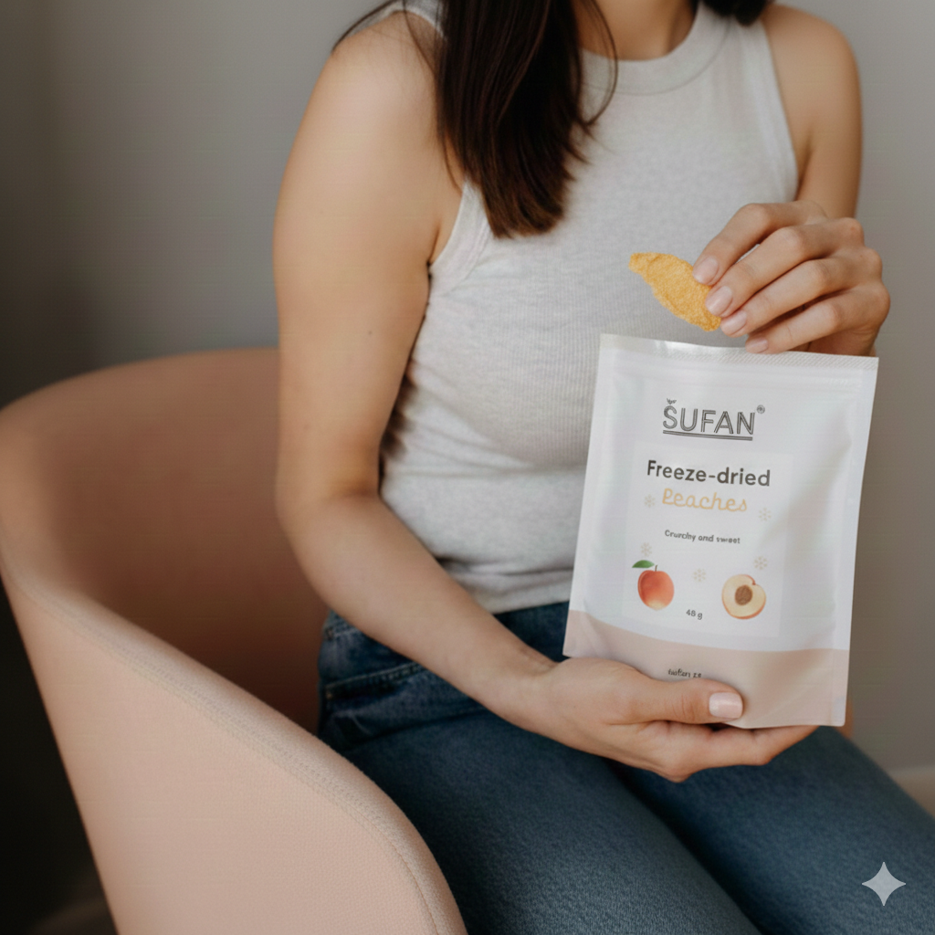 Brzoskwinie liofilizowane