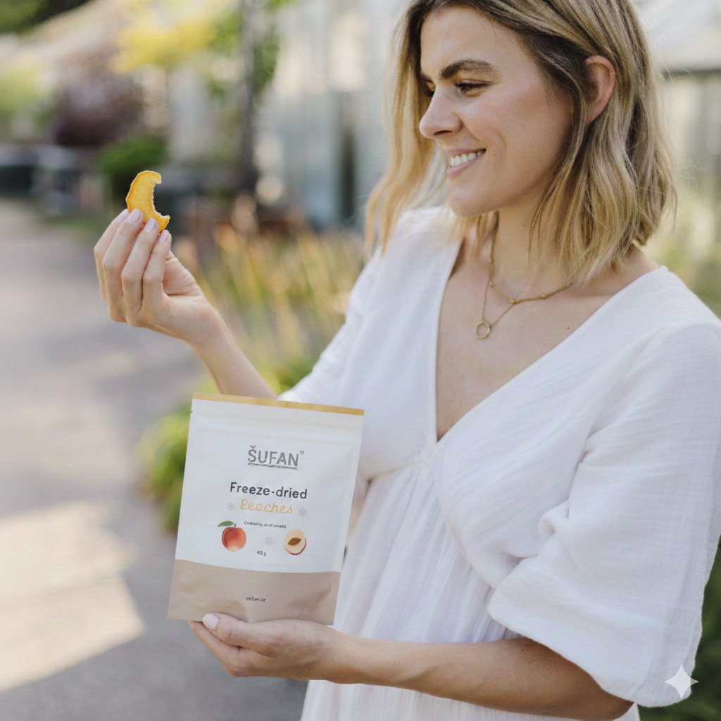 Brzoskwinie liofilizowane